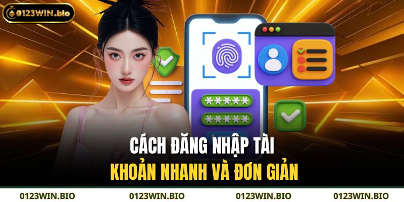 Cách đăng nhập tài khoản nhanh và đơn giản