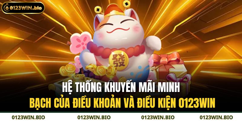 Hệ thống khuyến mãi minh bạch của điều khoản và điều kiện 0123WIN