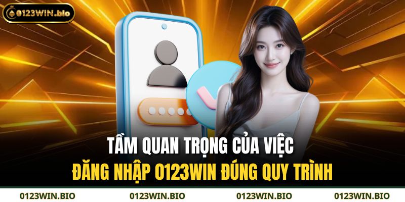 Tầm quan trọng của việc đăng nhập 0123WIN đúng quy trình